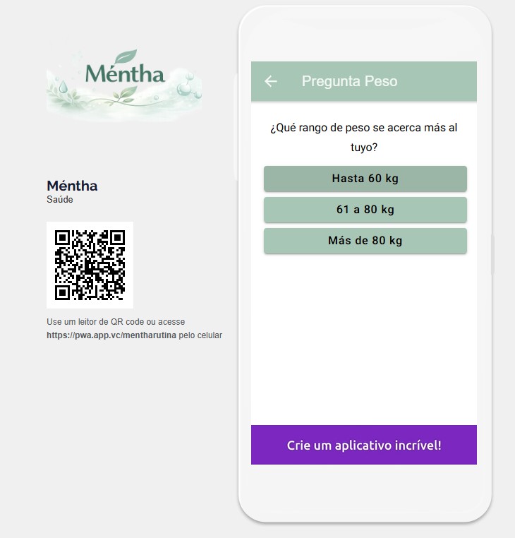 Receta personalizada Méntha
